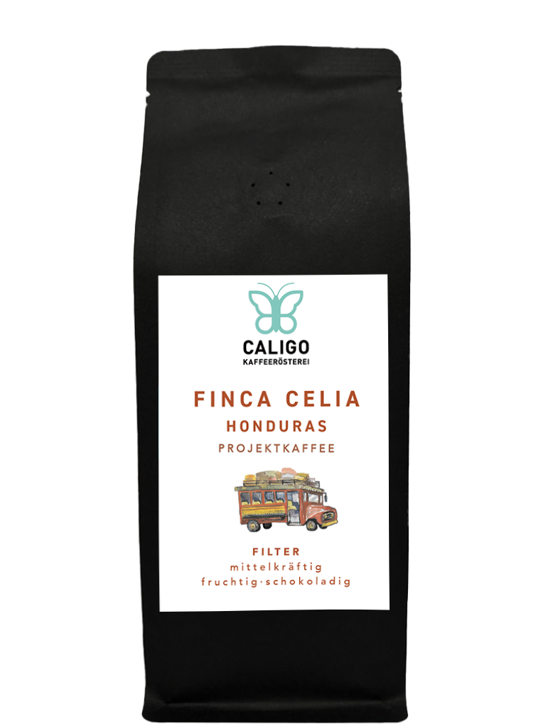 Caligo PROJEKTKAFFEE Finca Celia Filterkaffee 250g mittelkräftig