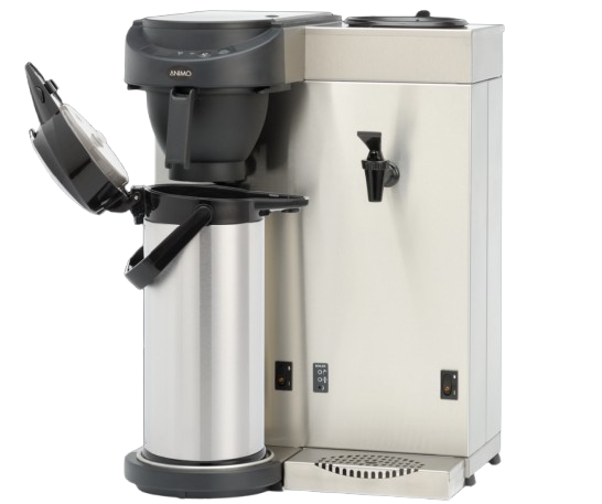 Animo MT100 Filterkaffeemaschine Edelstahl schwarz