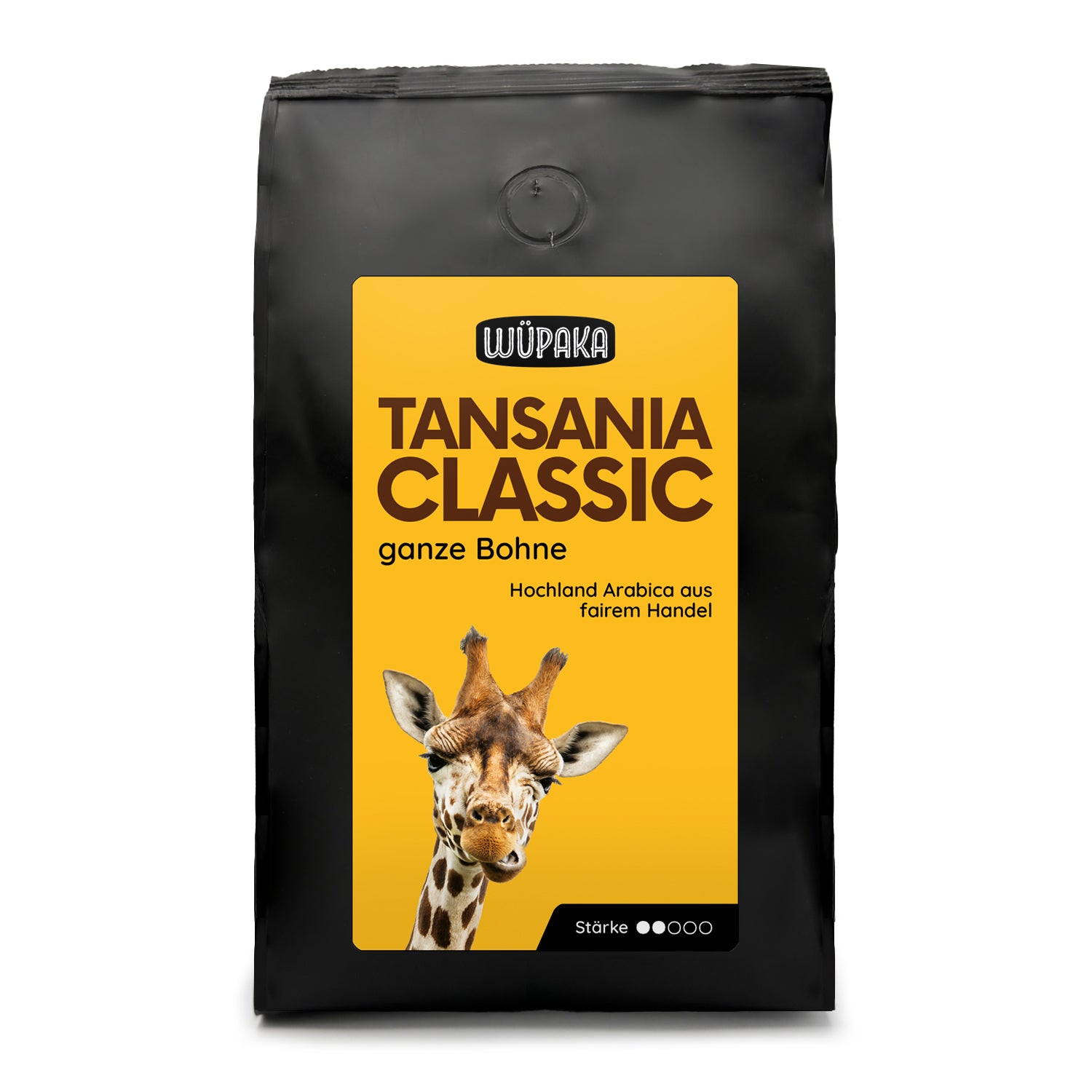 WÜPAKA Tansania Classic Kaffee ganze Bohne 500g mild