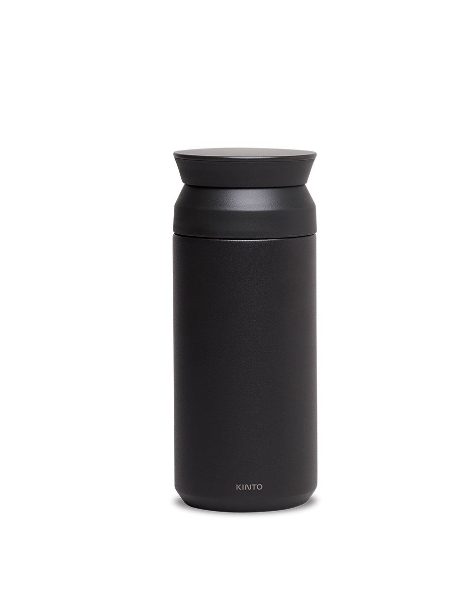 Kinto Thermobecher Edelstahl Kaffeebecher 350 ml schwarz