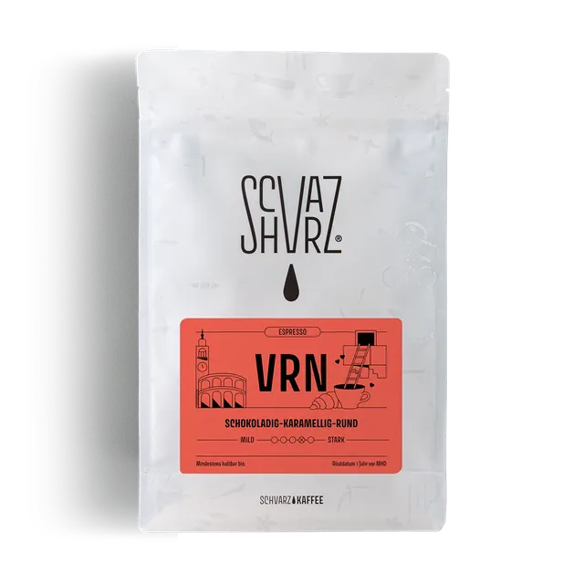 Schvarz VRN 80/20 Espresso ganze Bohnen 1 kg schokoladig