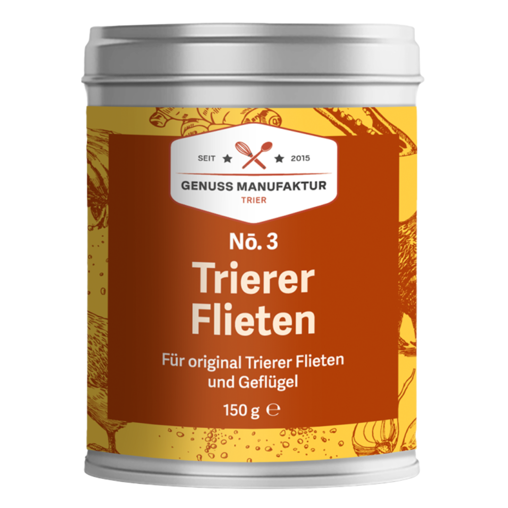 Mondo del Caffè Feinkost Trierer Flieten Hähnchengewürz 100g