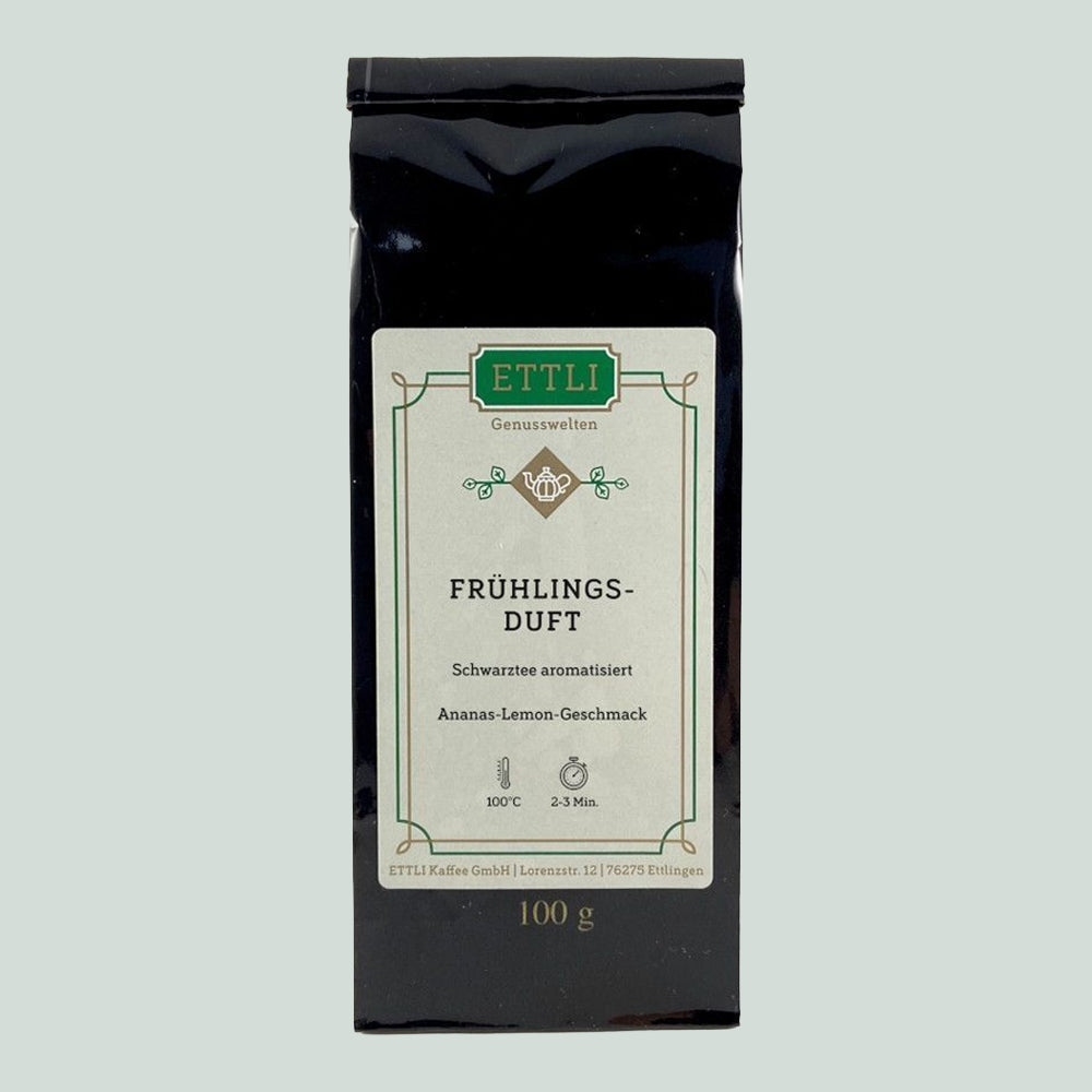 ETTLI Schwarztee Frühlingsduft 100 g Ananas Lemon