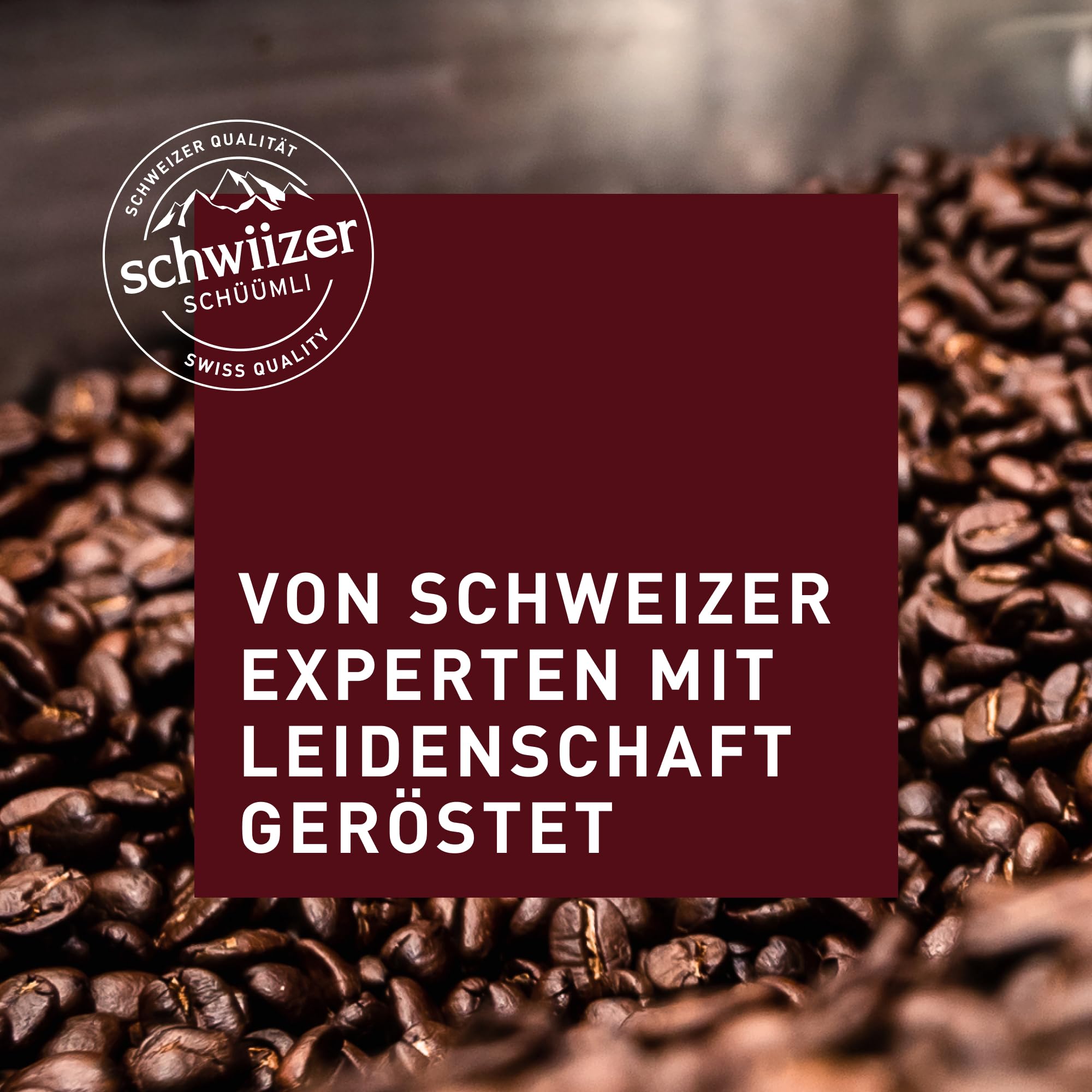Schwiizer Schüümli Crema Mild Kaffeebohnen 1 kg Arabica