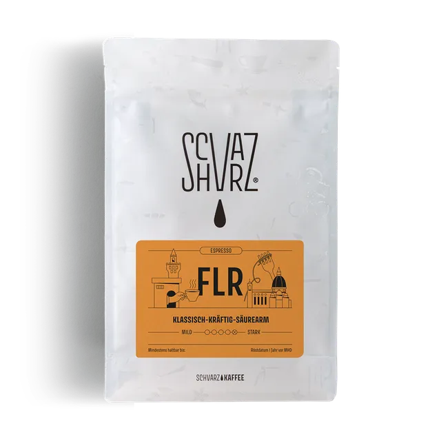 Schvarz FLR 70/30 Espresso Bohnen 1 kg schokoladig