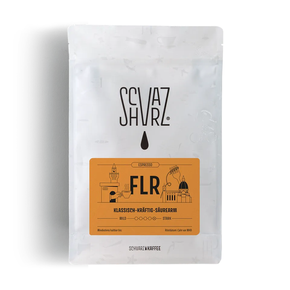 Schvarz FLR 70/30 Espresso Bohnen 1 kg schokoladig