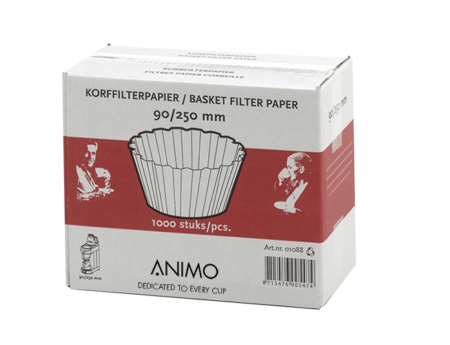 Mondo del Caffè Zubehör Animo Korbfilterpapier 90/250 Kaffee