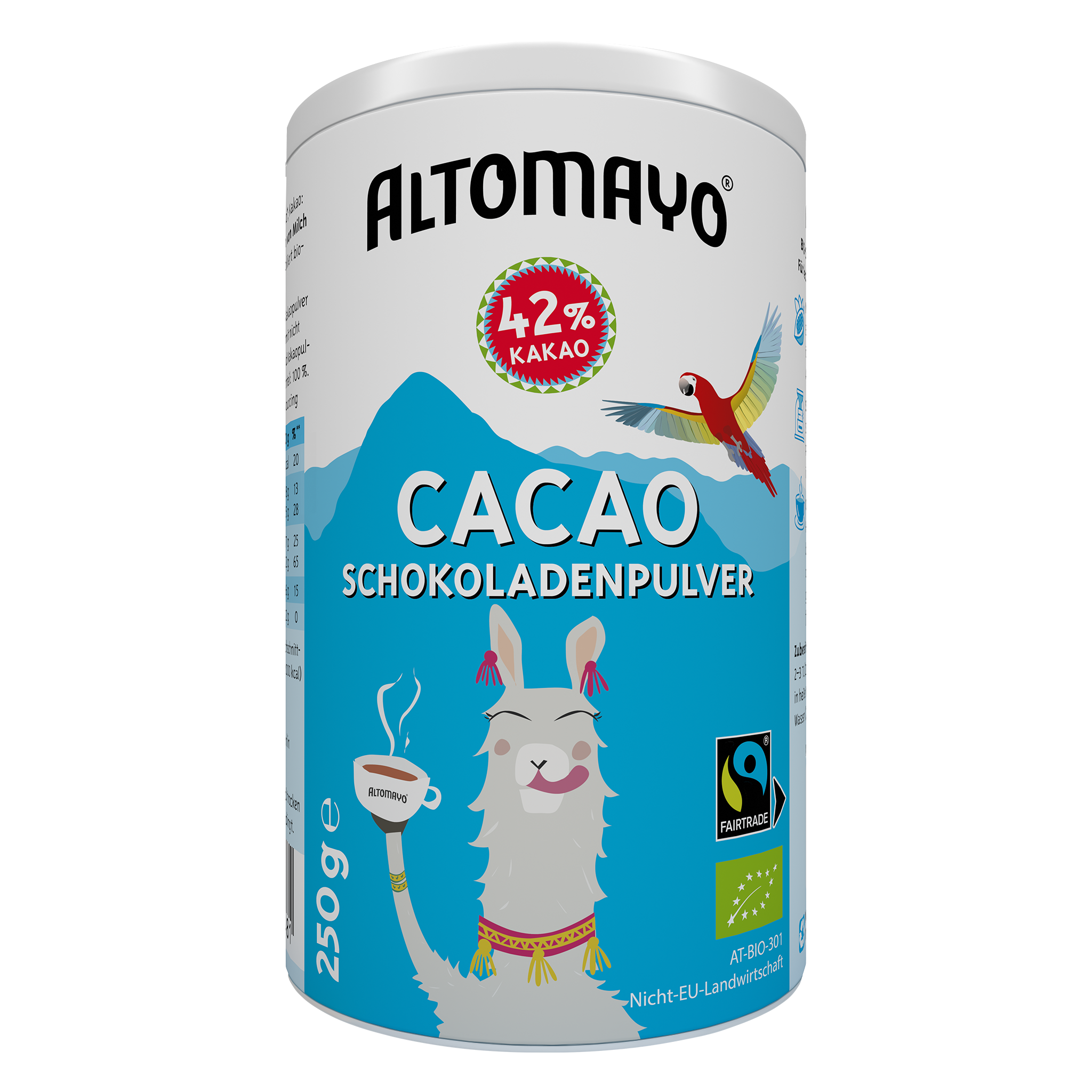 Altomayo Bio-Cacao Schokoladenpulver 250 g 42% Kakao