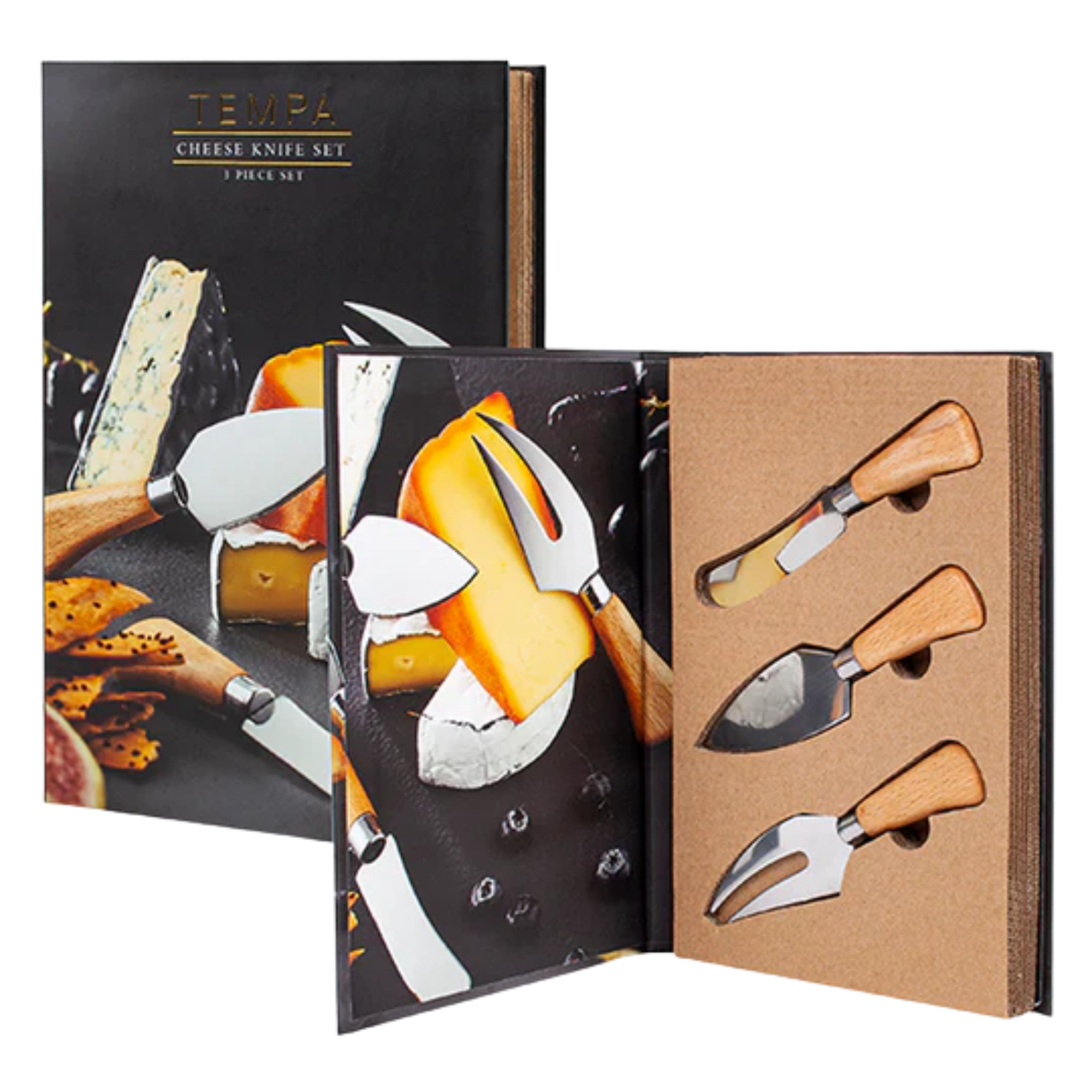 TEMPA Fromagerie Käsemesser-Set 3-teilig Käse