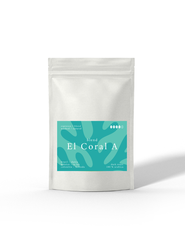 Caligo PROJEKTKAFFEE El Coral Blend A Espresso 250g dunkel Arabica