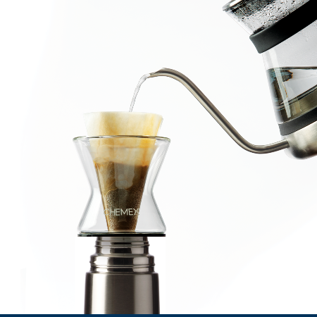 Chemex Handfilter Kaffeebereiter Glas 150-450ml