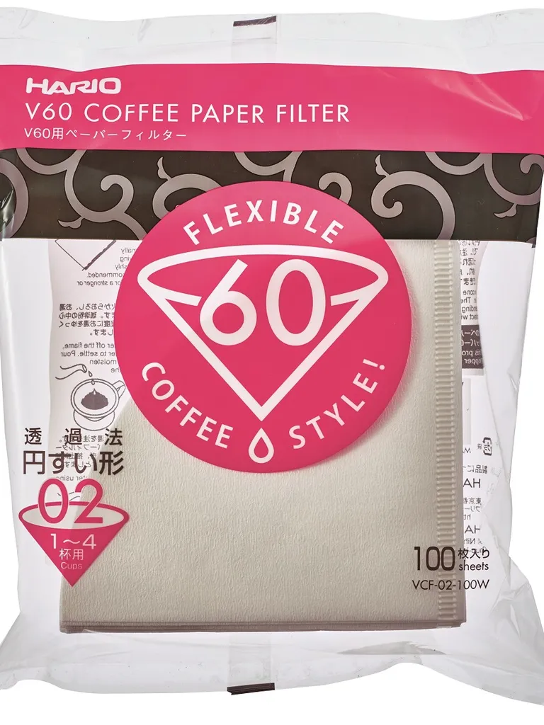 Hario V60 02 Kaffeefilter Papier 100 Stück