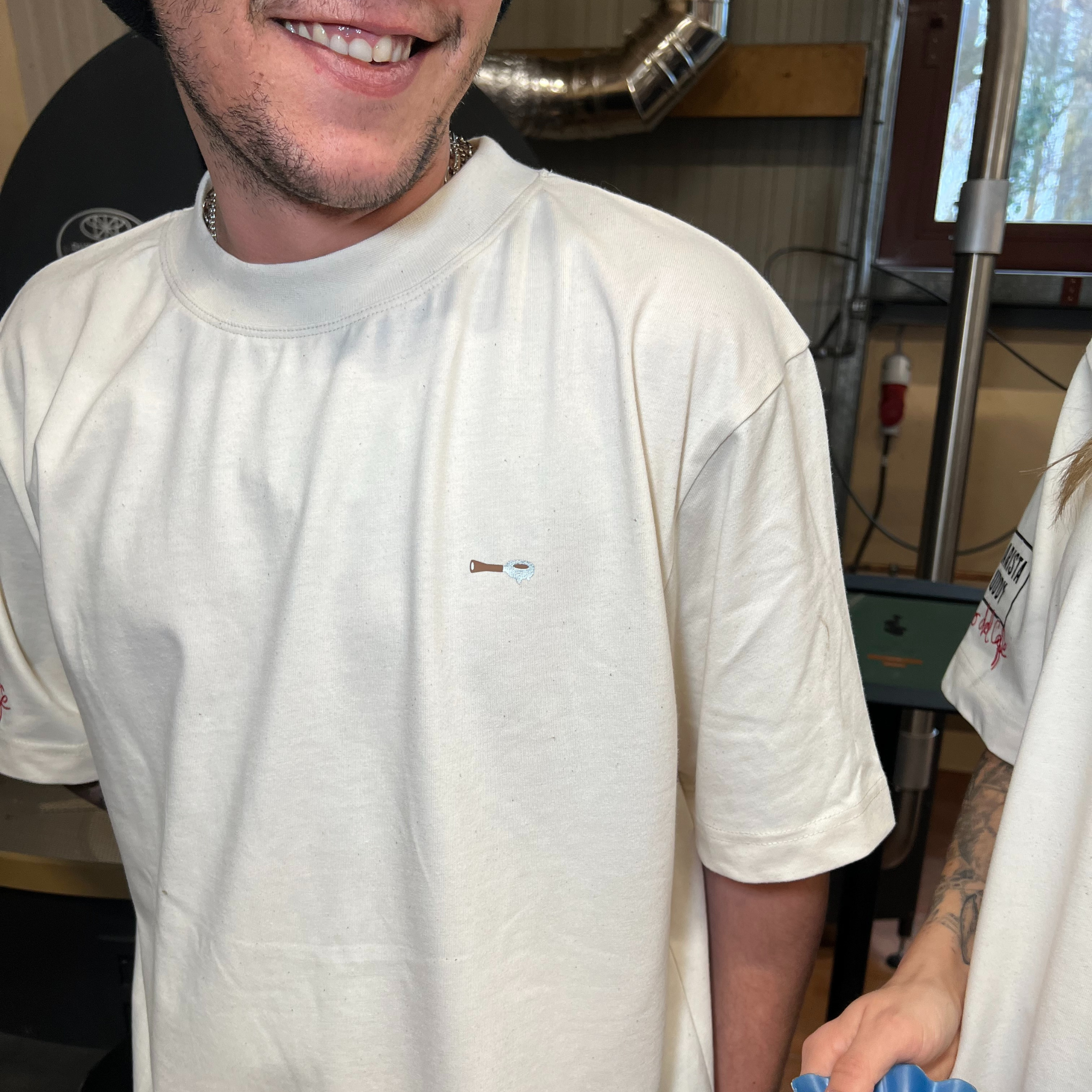 Barista Buddy Regards Oversize T-Shirt Bio-Baumwolle L