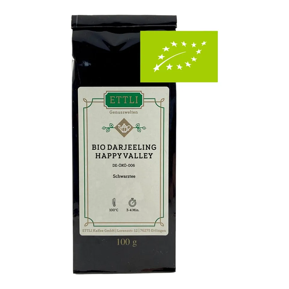 ETTLI Happy Valley Darjeeling FTGFOP1 Bio 100 g