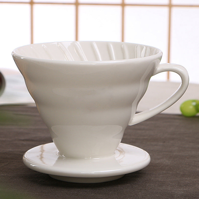 Barista Buddy Dripper Porzellan Weiß Filter Größe 4