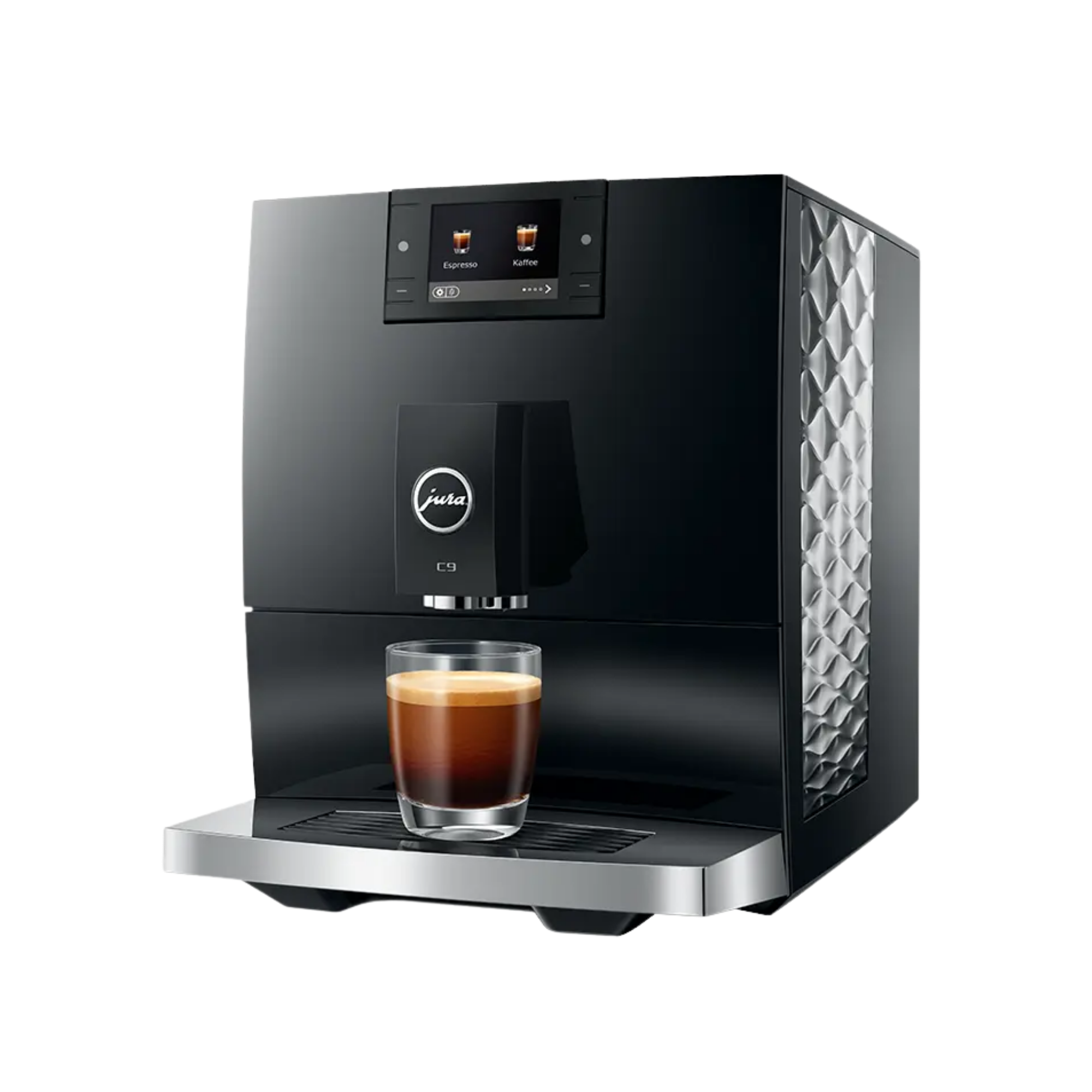 Jura C9 Kaffeevollautomat Piano Black 17 Spezialitäten