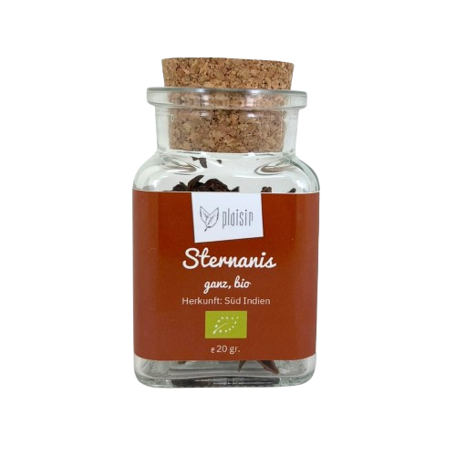 Mondo del Caffè Bio Sternanis ganz Glasdose mit Kork