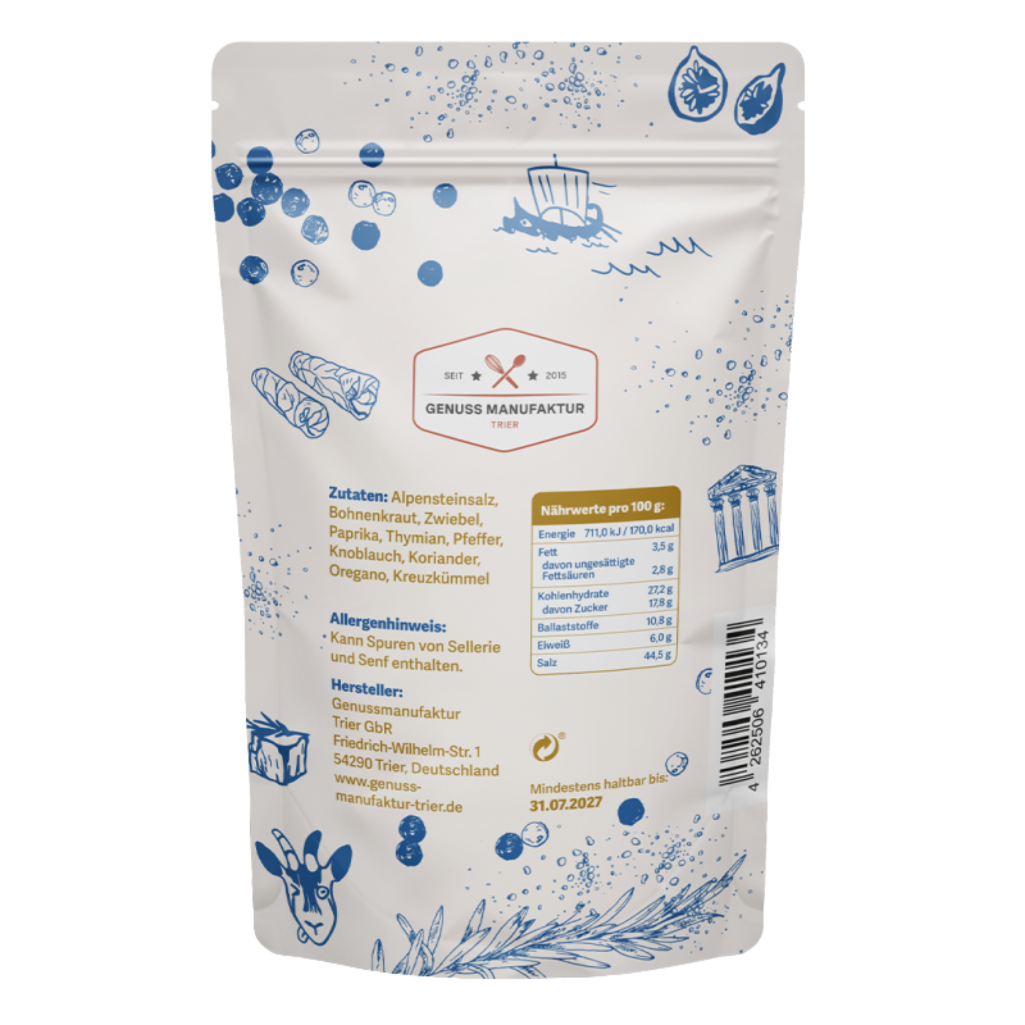 Cheatcode Griechenland Gewürzmischung 110g Dose griechisch