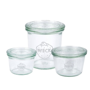 Mondo del Caffè Zubehör WECK Gläser 12x80ml mit Glasdeckel