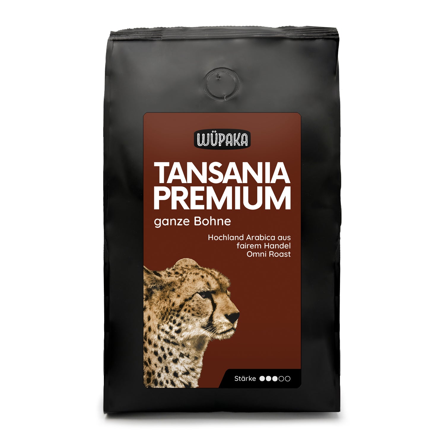 WÜPAKA Tansania Premium Kaffee Bohne 500g Omni Roast
