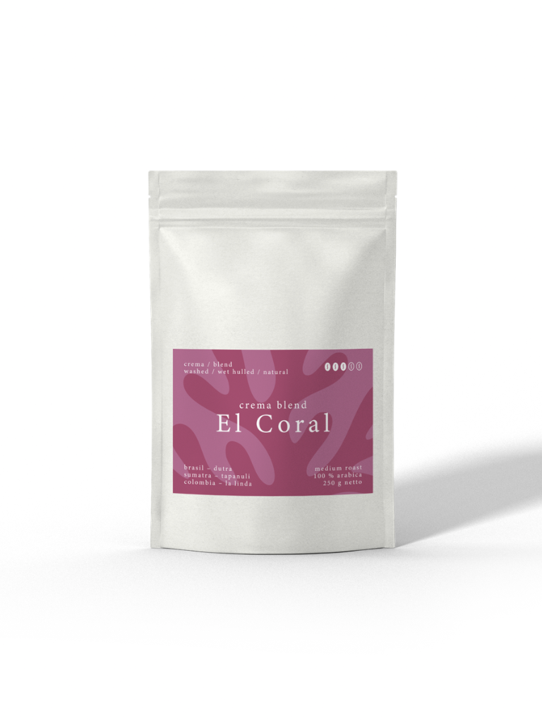 Caligo Projektkaffee El Coral Crema Blend Kaffee 250g Bohne