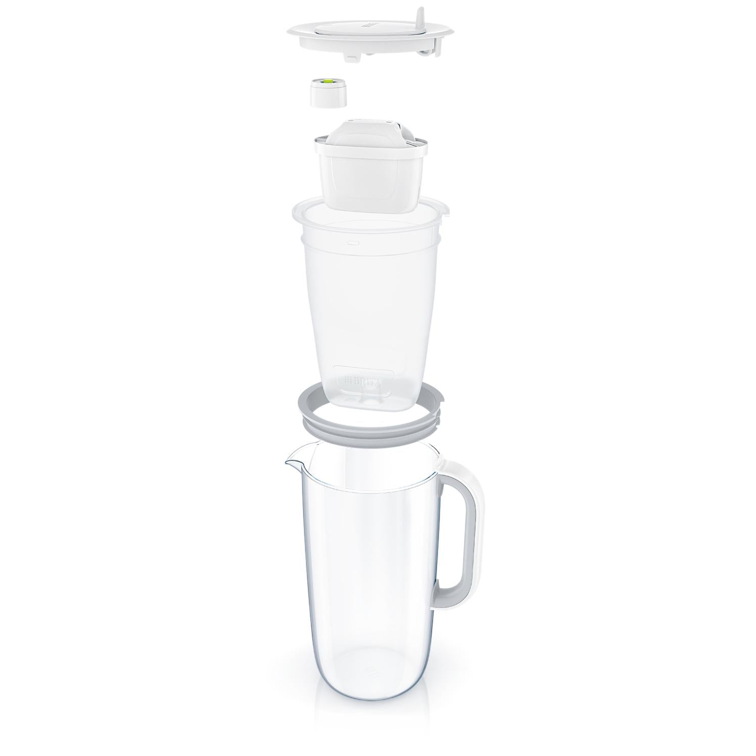 Mondo del Caffè Zubehör BRITA Tischwasserfilter Light Grey