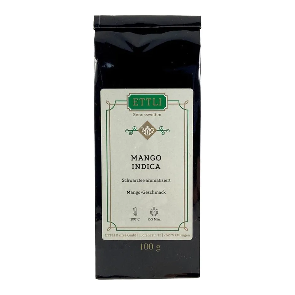 ETTLI Schwarztee Mango Indica aromatisiert 100 g