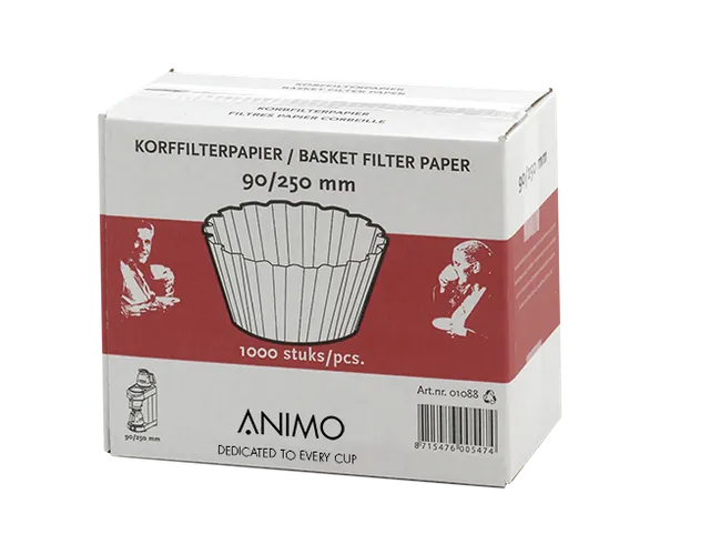 Mondo del Caffè Zubehör Animo Korbfilterpapier 90/250 Kaffee