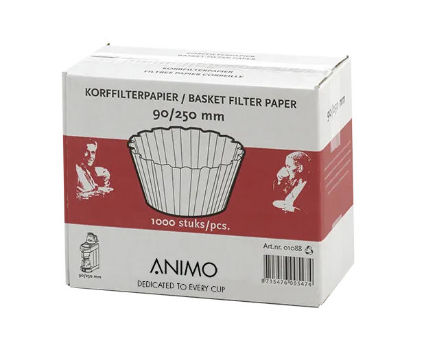 Mondo del Caffè Zubehör Animo Korbfilterpapier 90/250 Kaffee