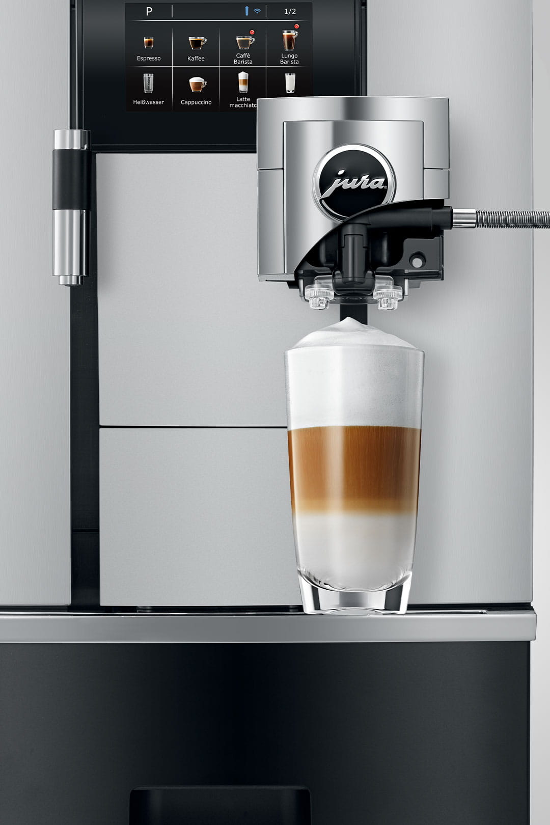 JURA GIGA X3 Kaffeevollautomat Aluminium 150 Tassen 5L