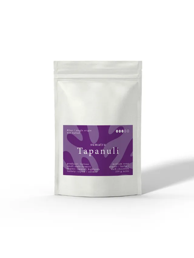 Caligo Projektkaffee El Coral Sumatra Filterkaffee Bohnen 250g