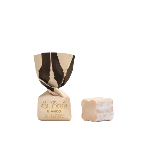 La Perla Bianco Trüffelpraline 1 Stück Haselnuss