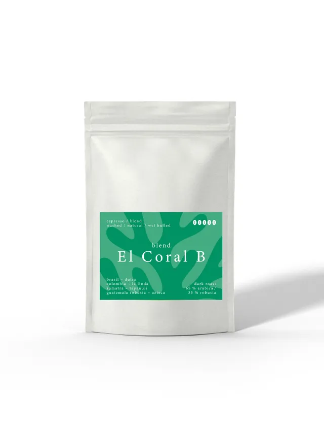 Caligo PROJEKTKAFFEE El Coral Blend B Espresso 250g Arabica Robusta
