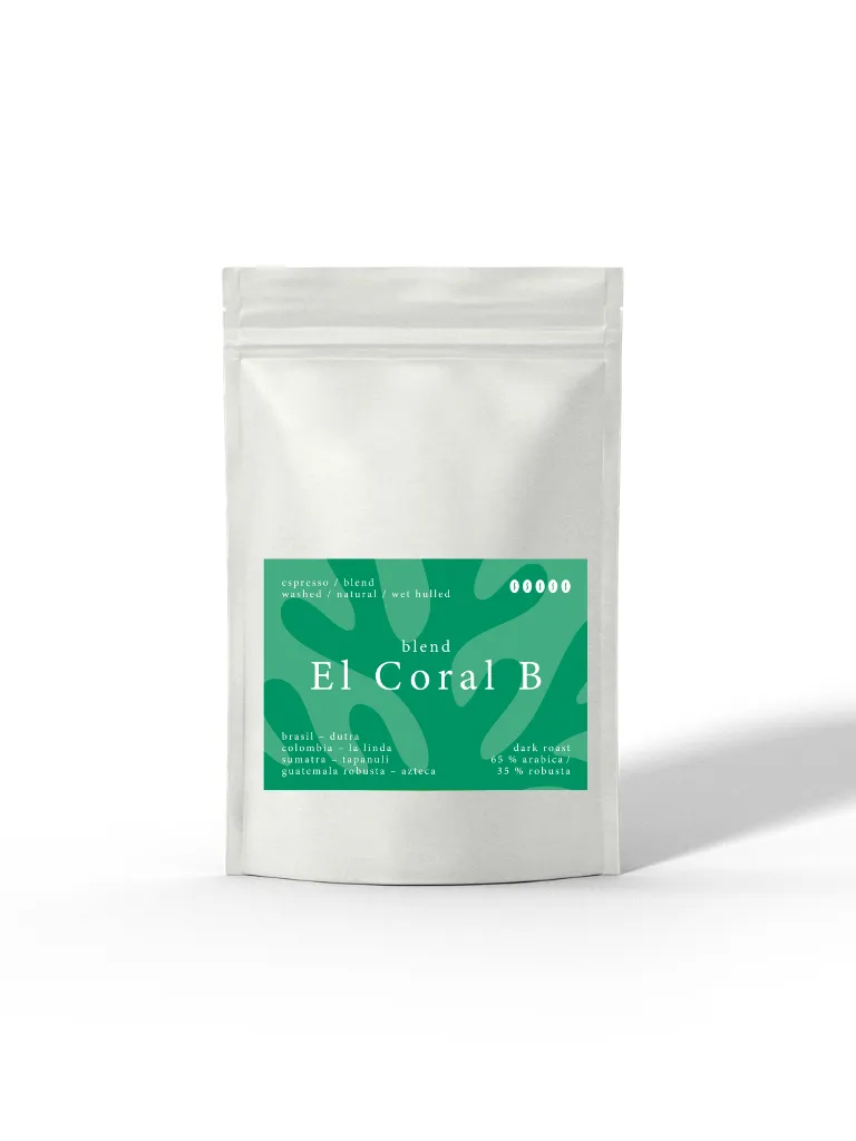 Caligo PROJEKTKAFFEE El Coral Blend B Espresso 250g Arabica Robusta
