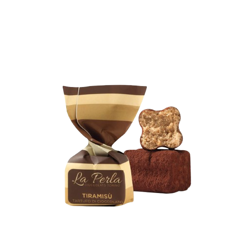 La Perla Tiramisu Trüffel Pralinen 1 Stück Kaffee Kakao