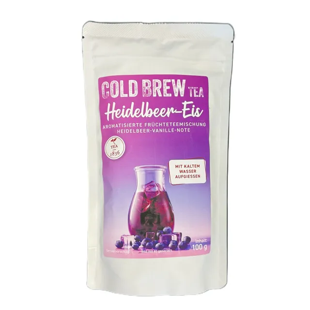 ETTLI Cold Brew Heidelbeer-Eis Früchtetee 100 g aromatisiert