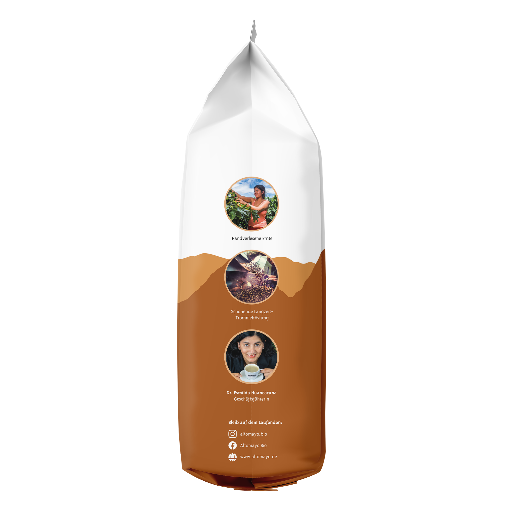 Altomayo Bio-Kaffee Café Crema Bohnen 1000 g mild