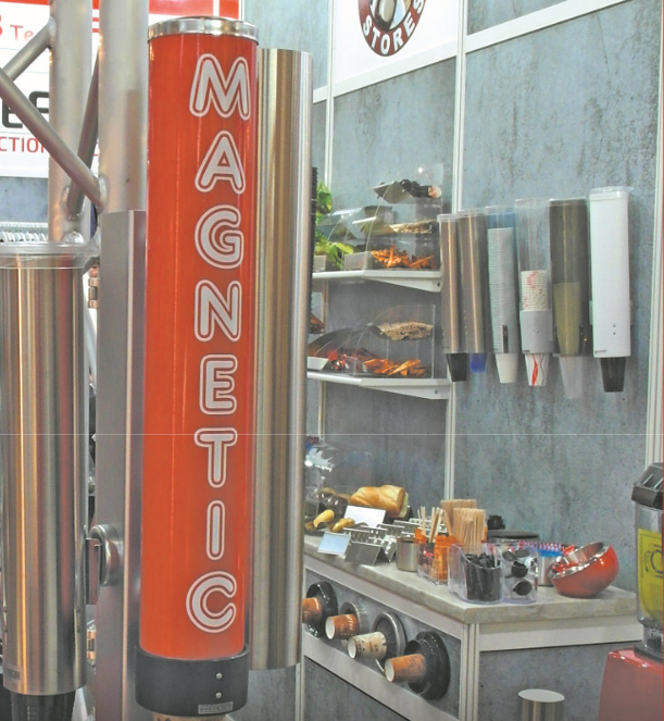 Magnethalterung 130kg für Becherspender ohne Bohren