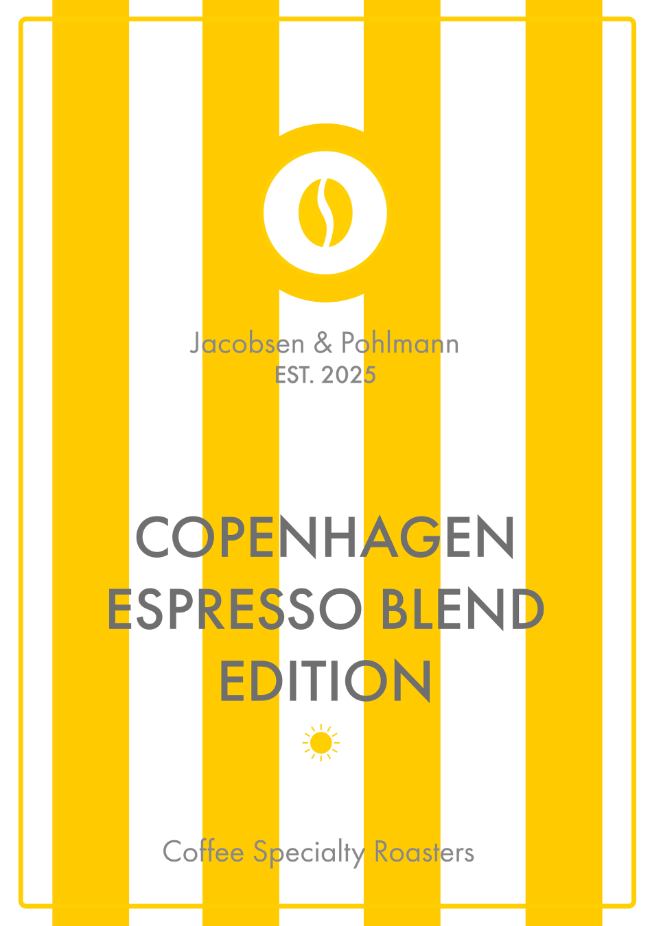 Jacobsen & Pohlmann Copenhagen Espresso 250g schokoladig