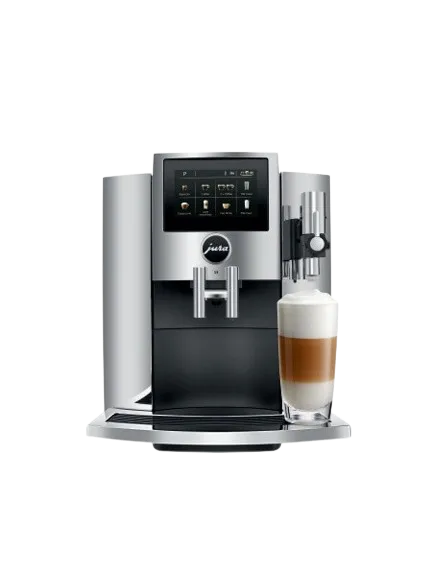 Jura S8 Kaffeevollautomat Platin Touchscreen-Vollautomat