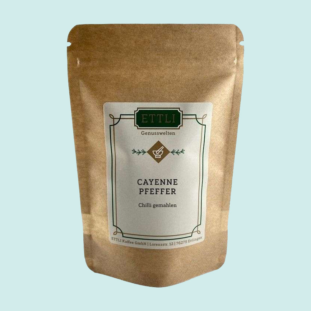 ETTLI Cayenne Pfeffer Chili gemahlen scharf 40 g