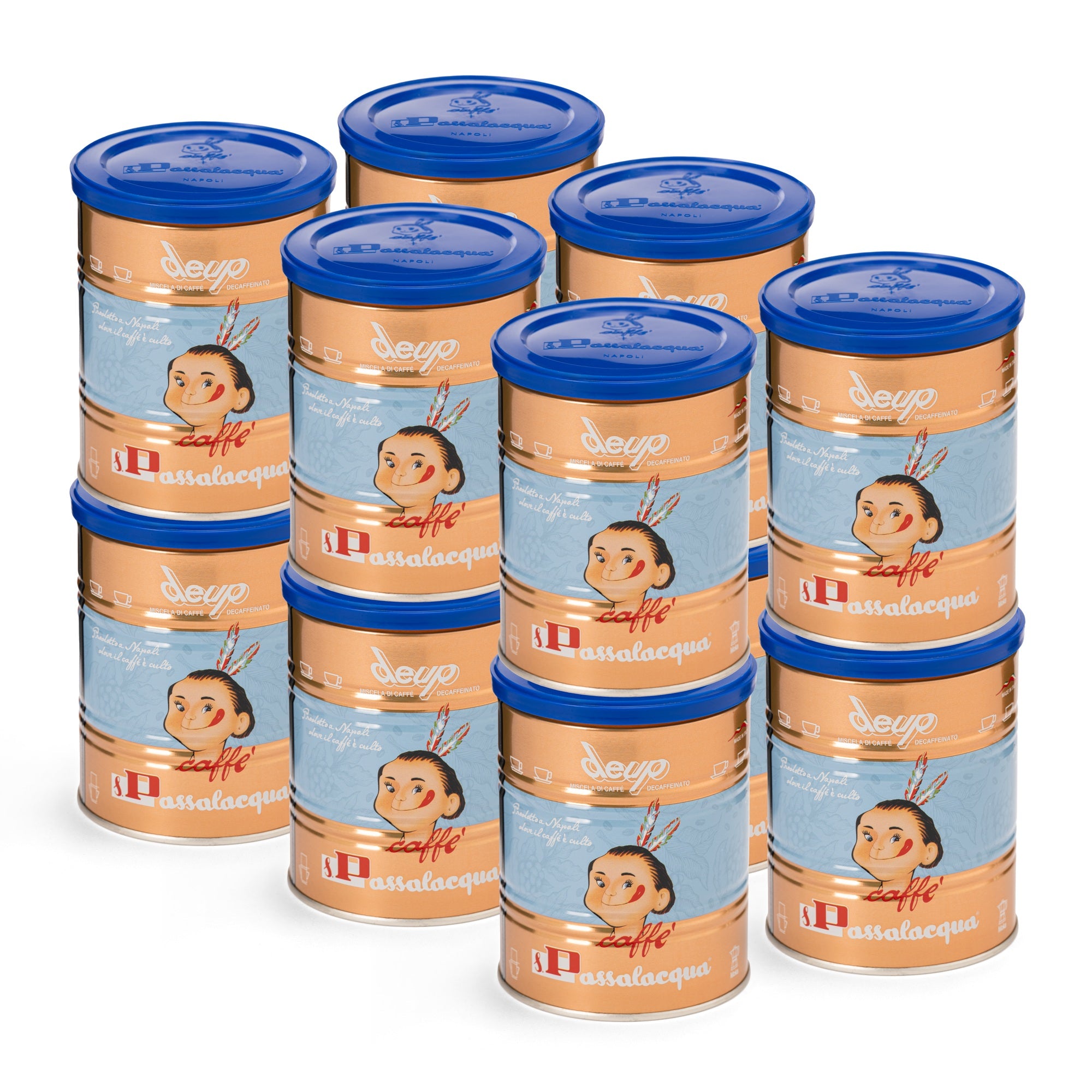Passalacqua Deup entkoffeinierter Kaffee gemahlen 250g Dose
