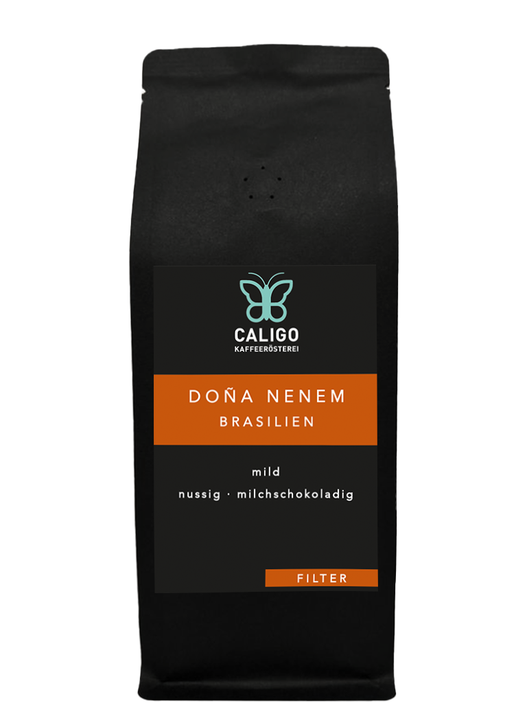 Caligo Dona Nenem Brasilien Filterkaffee 250g Bohnen mild-nussig
