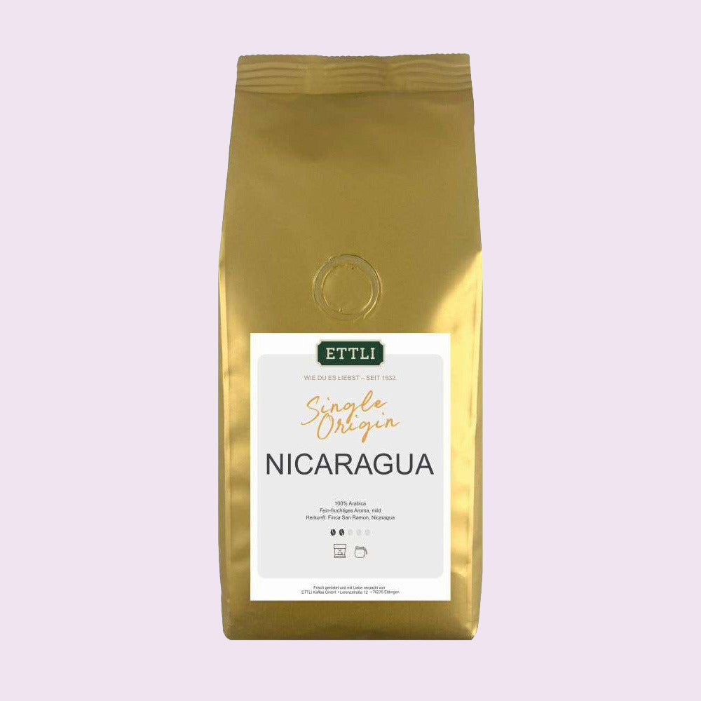 ETTLI Nicaragua Kaffee Arabica 250 g ganze Bohnen mild