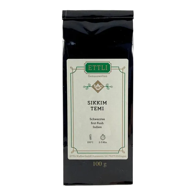 ETTLI Sikkim Temi Schwarztee lose 100 g mild