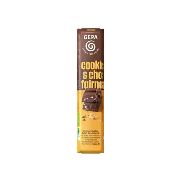Gepa Bio Cookies & Choc Schokoriegel vegan Fairtrade