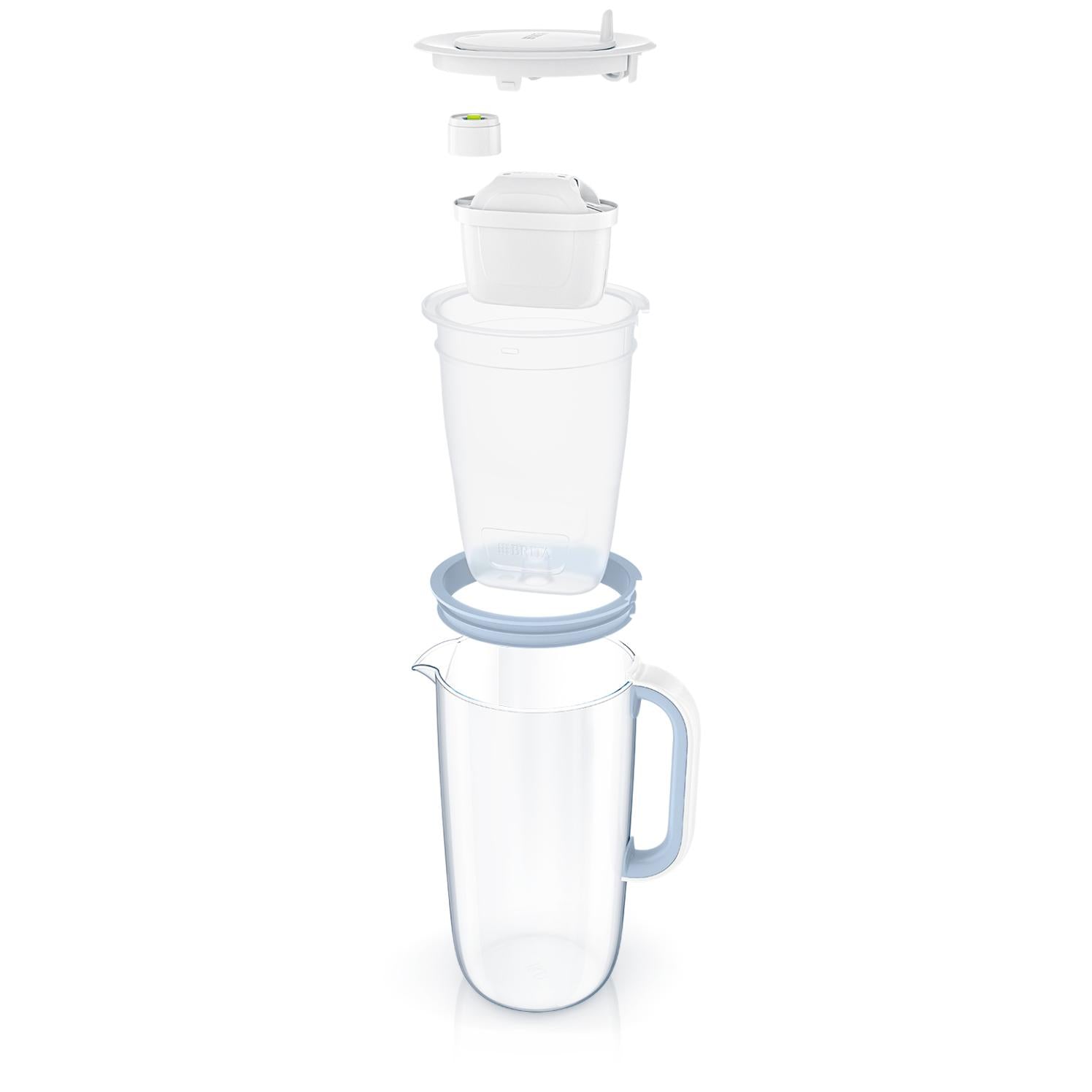 Mondo del Caffè Zubehör BRITA Tischwasserfilter Light Grey
