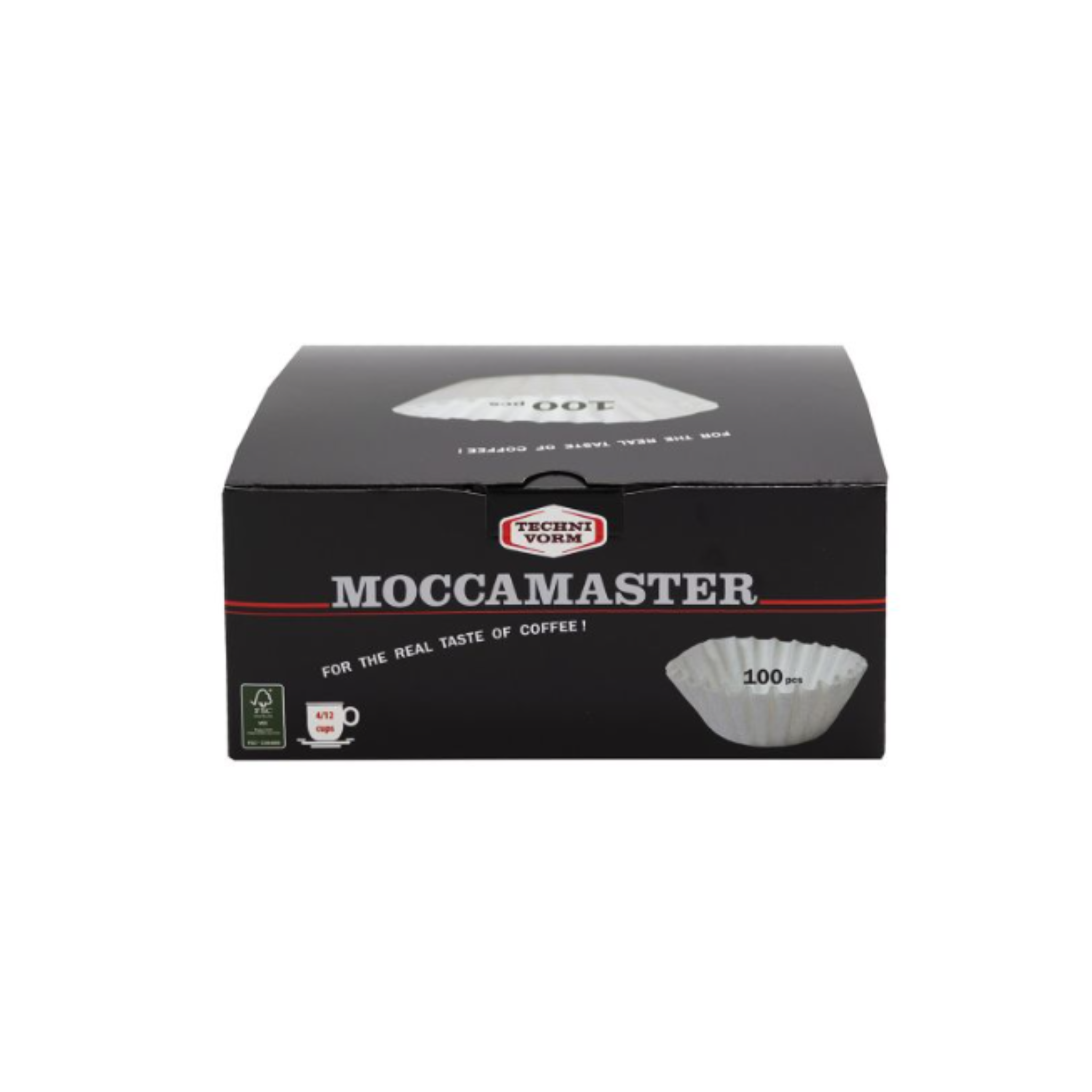 Moccamaster Korbfilterpapier Weiß 110 mm 100 Stück