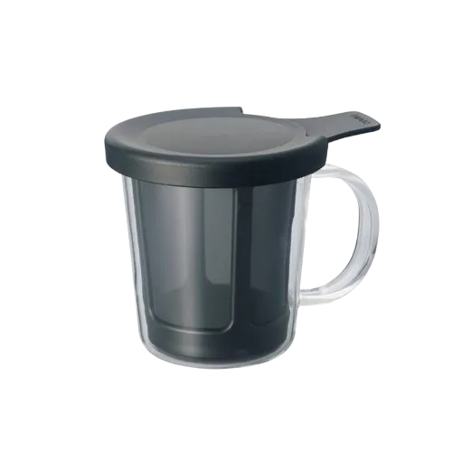 Hario Glastasse mit Kaffeefilter One Cup Filterkaffee