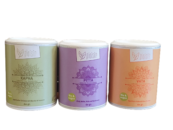 Plaisir Chai Tee Probierset Bio vegan 3 Sorten